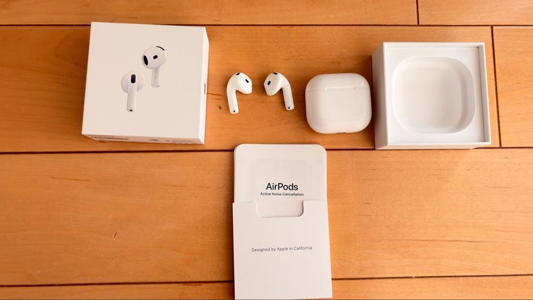 極美品 アクティブノイズキャンセリング搭載AirPods 4