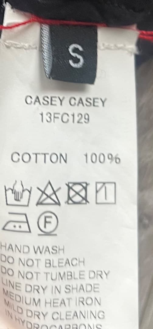 専用 希少 ケイシーケイシー 袖切替ノーカラーワンピース ゆったり