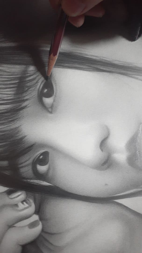 【即購入可能】鉛筆画 B4 yoasobisan