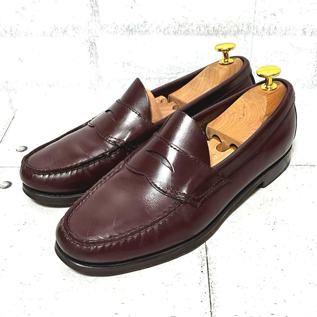 【ウィージャンズ】ジーエイチバスカンパニー ペニーローファー♡バーガンディ7.5