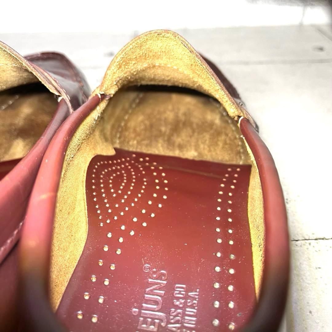 【ウィージャンズ】ジーエイチバスカンパニー ペニーローファー♡バーガンディ7.5