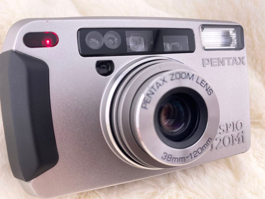 ２【美品✨完動】PENTAX ESPIO 120mi シルバー フィルムカメラ