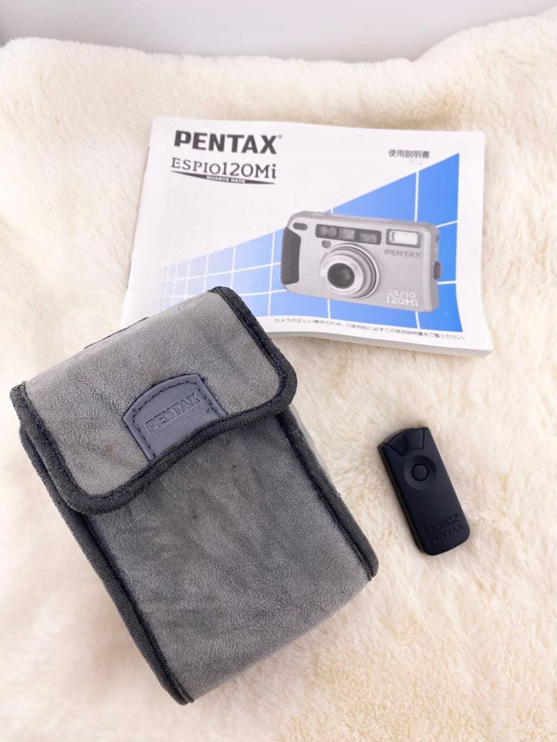 ２【美品✨完動】PENTAX ESPIO 120mi シルバー フィルムカメラ