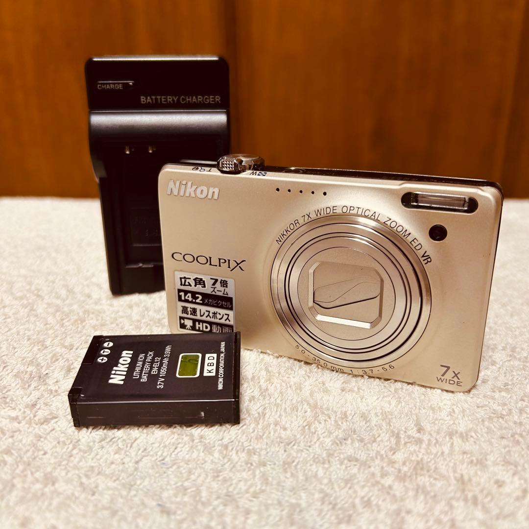 Nikon ニコン COOLPIX クールピクス S6000 オールドデジカメ