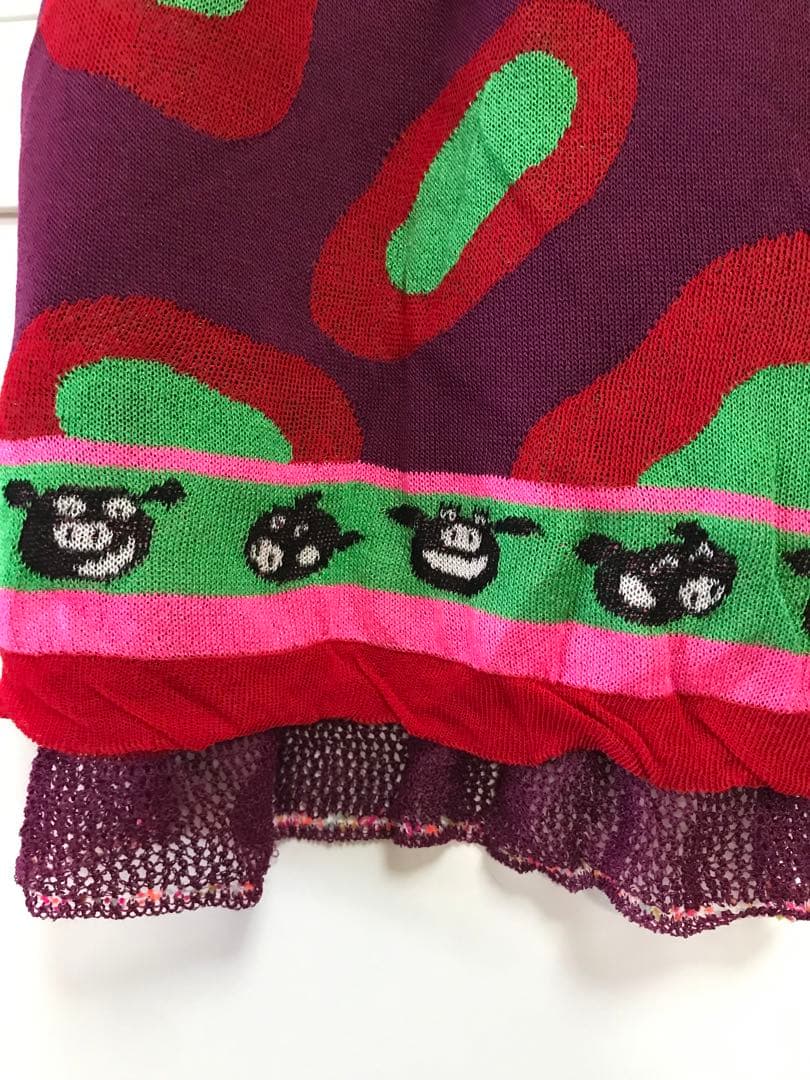 新品OLLEBOREBLA アルベロベロ　ニットワンピース　ぶたさん