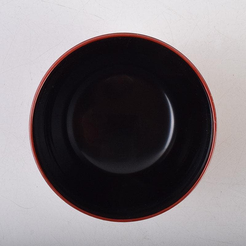 専用　茶道具　塗師中村宗哲作　朱唐草如心好　寸切茶器即中斎極め箱　M　R9252