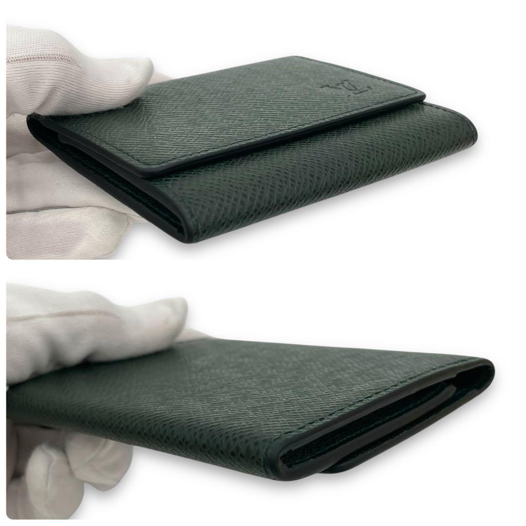 ルイヴィトン カードケース 名刺入れ タイガ エピセア グリーン アンヴェロップ