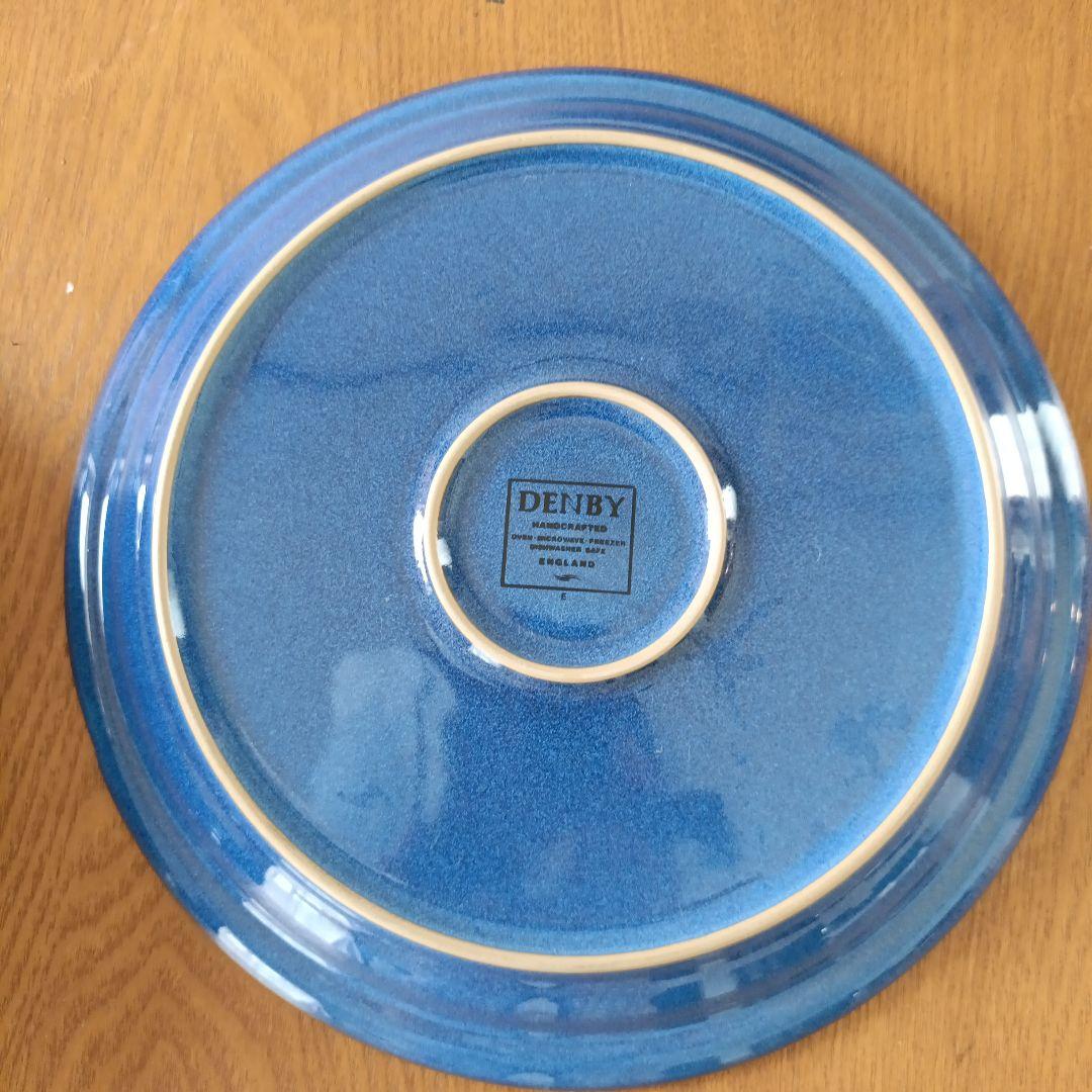 DENBY インペリアルブループレート大小各６枚セット
