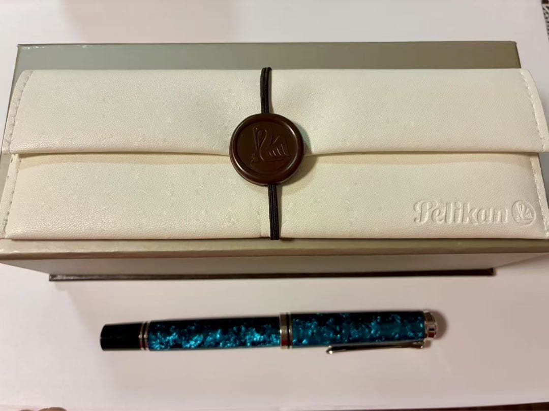 【新品】Pelikan M805 オーシャンスワール Fニブ