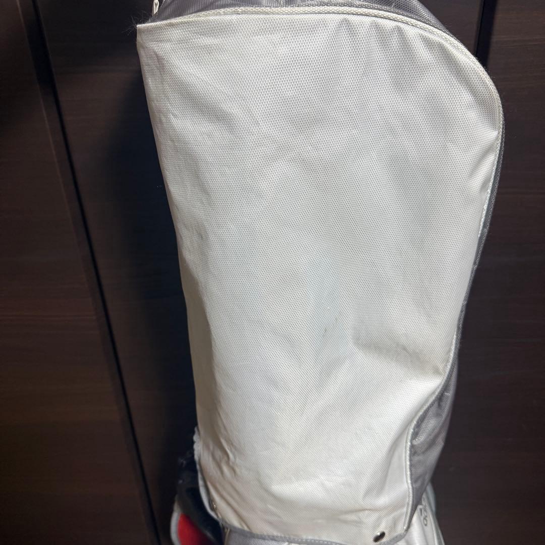 近年モデル adidasgolf ゴルフバッグ キャディバッグ ホワイト グレー