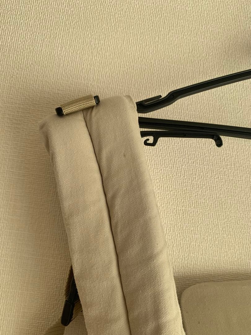 ファムキャリーメッシュ　ベージュ チェック柄 抱っこ紐　おんぶ紐　ファムベリー