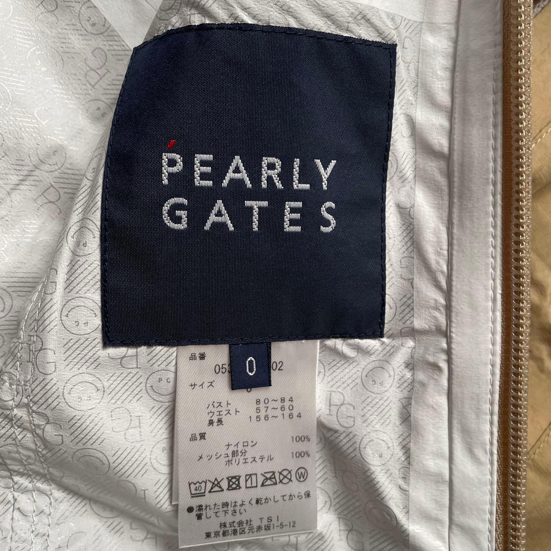PEARLY GATES パーリーゲイツ　レインウエア　ブルゾン　ベージュ0