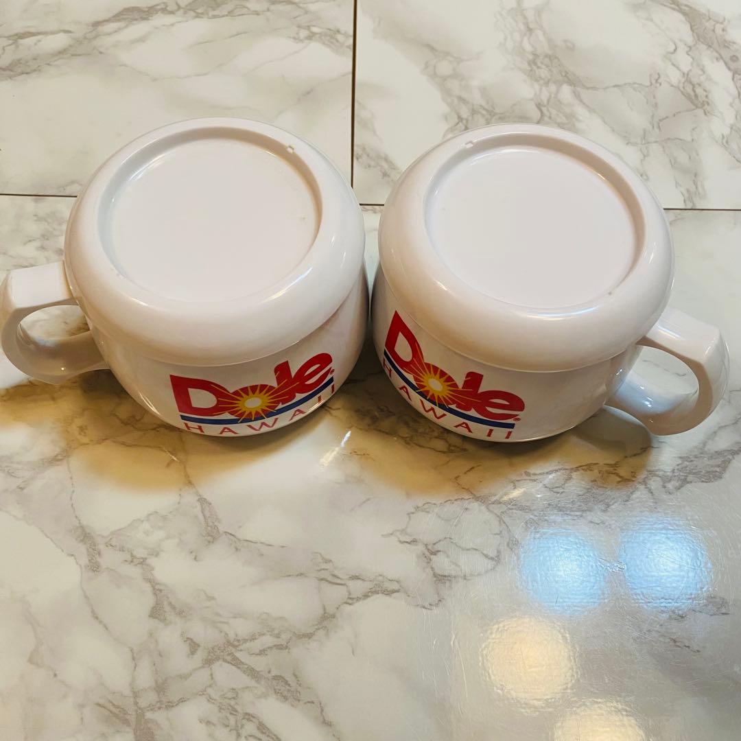 レア【Dole HAWAII】ドールハワイ蓋付きマグカップ2個セット ビンテージ
