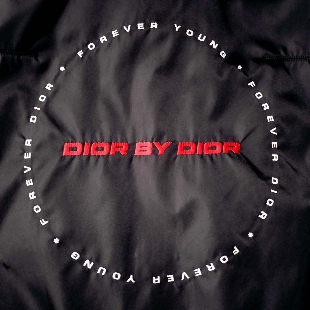 【美品・クリス期】ディオールオム モッズコート サークルロゴ刺繍 48 L 黒