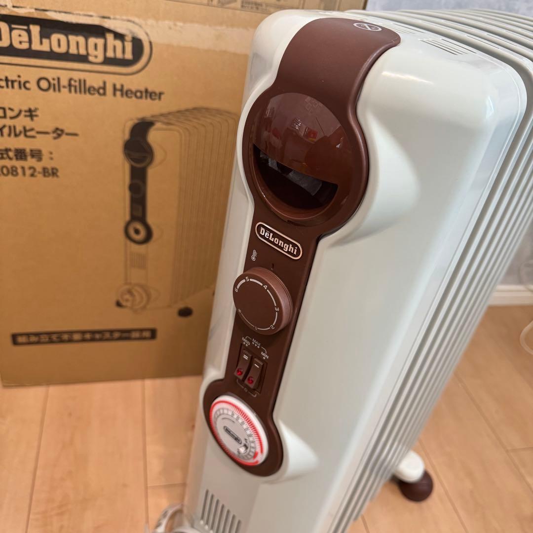 DeLonghi デロンギ オイルヒーター 10畳 JR0812-BR