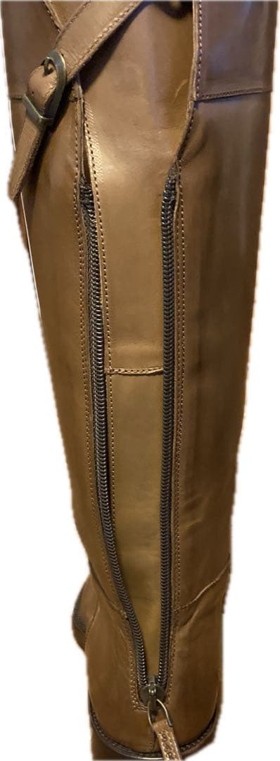 美品　SARTORE サルトル　シングルバックベルト　ジョッキーブーツ　ブラウン