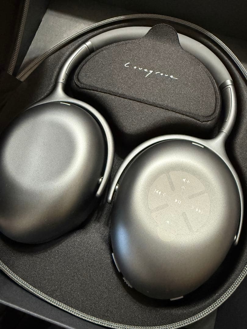 新品未使用品 KEF Mu7 ワイヤレスヘッドフォン charcoal Grey