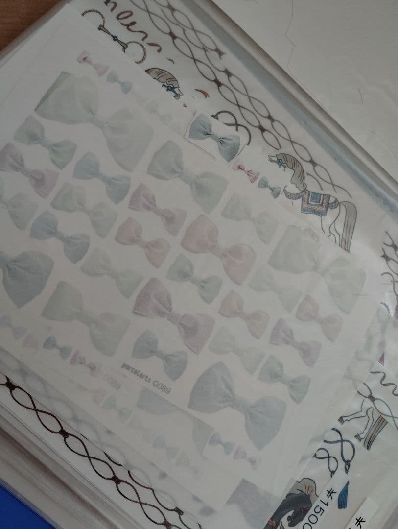 【サロン閉店】ポーセラーツ転写紙　柄　全てセットでファイルごと