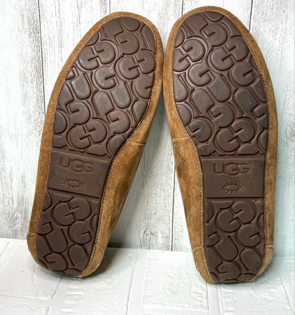 【１回のみ着用】UGG ✮モカシン アンスレー　 チェスナット　26