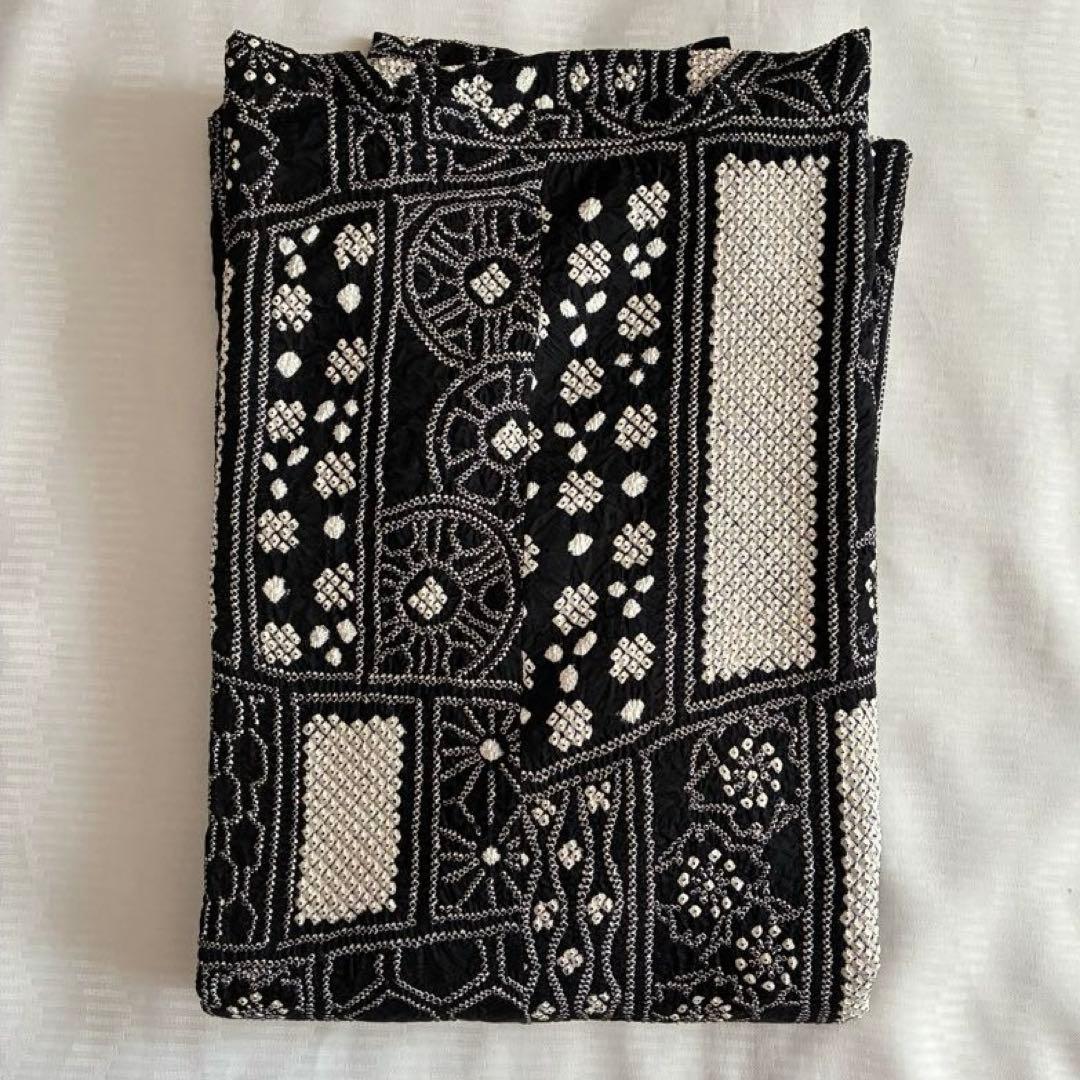 疋田　総絞り　道行コート