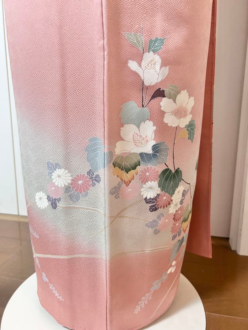 美品　正絹訪問着　フルセット4点　卒業式　入学式　七五三　お宮参り　西陣袋帯