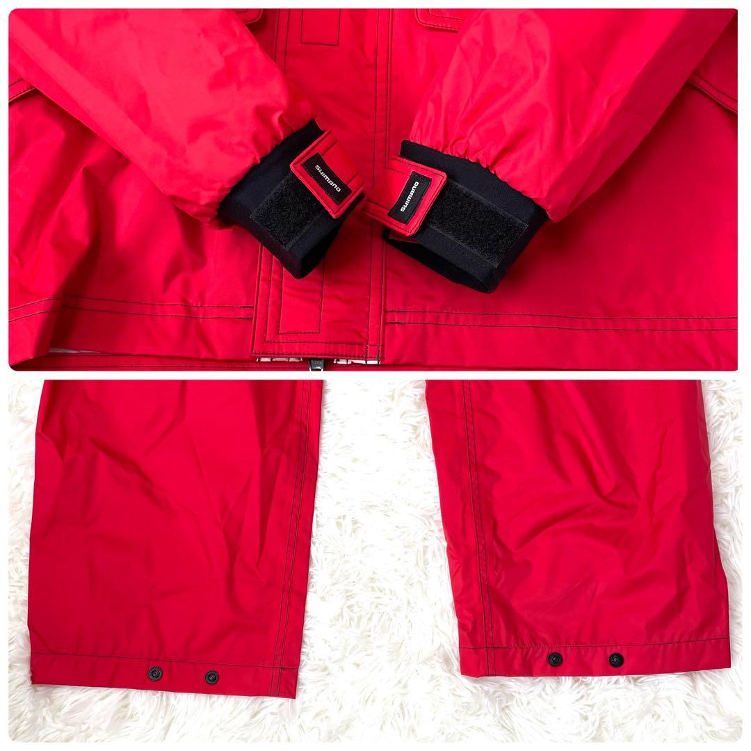 未使用 SHIMANO NEXUS 船釣り対応 高耐水 レイン上下 L 尻パッド