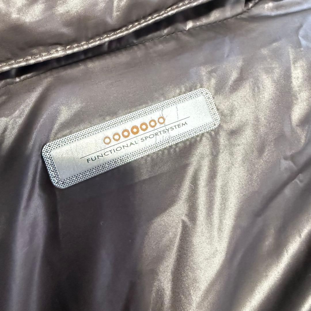 【デサント】美品 ベンチコート ダウン ブラウン Lサイズ メンズ