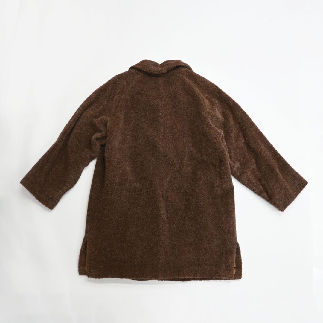 ■ 48289★年 マックスマーラ アルパカ混 スタンドカラーコート 白タグ*