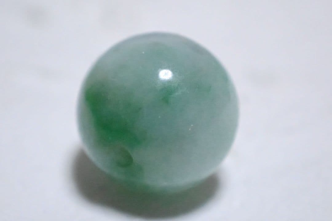 ※berryjamおまとめ※　糸魚川翡翠　丸玉　姫川　緑　11ミリ　②