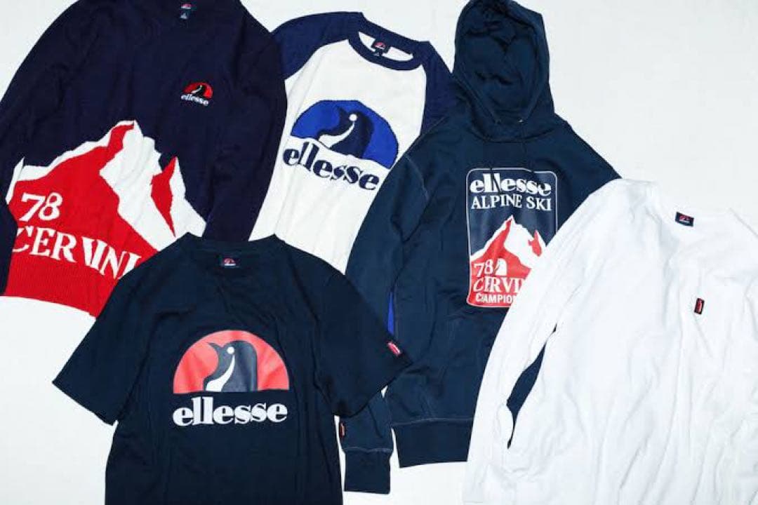 入手困難 ellesse PENGUIN ニットフーディー