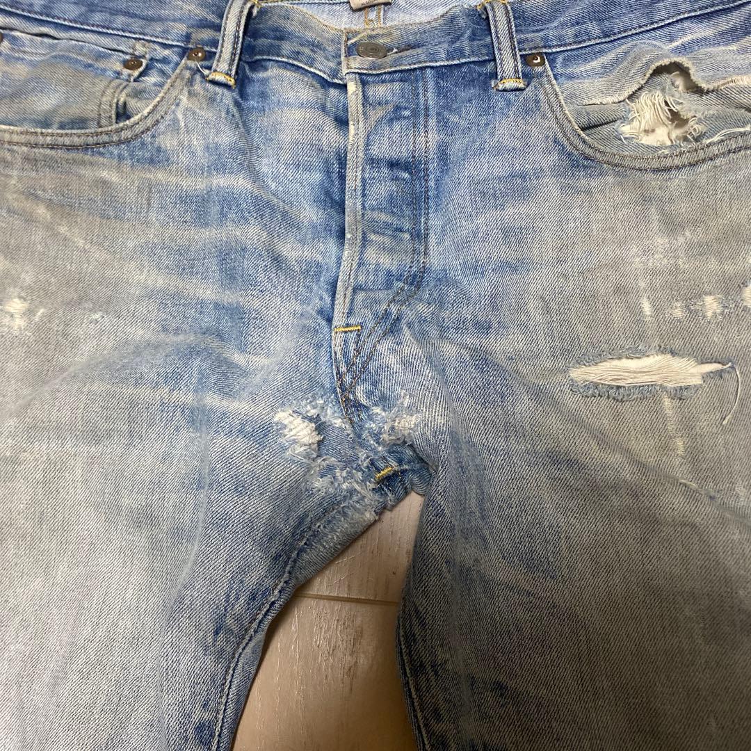 【はやし】【USA製】RRL デニム　コットン/赤耳/33×34