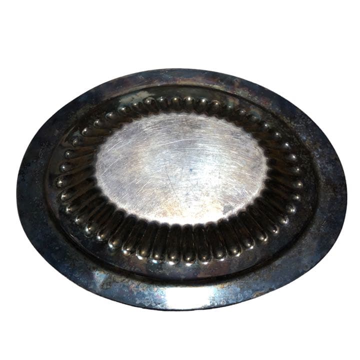 SILVERWOOD シルバー アシュトレー 灰皿 葉巻き等 プレートカルトン