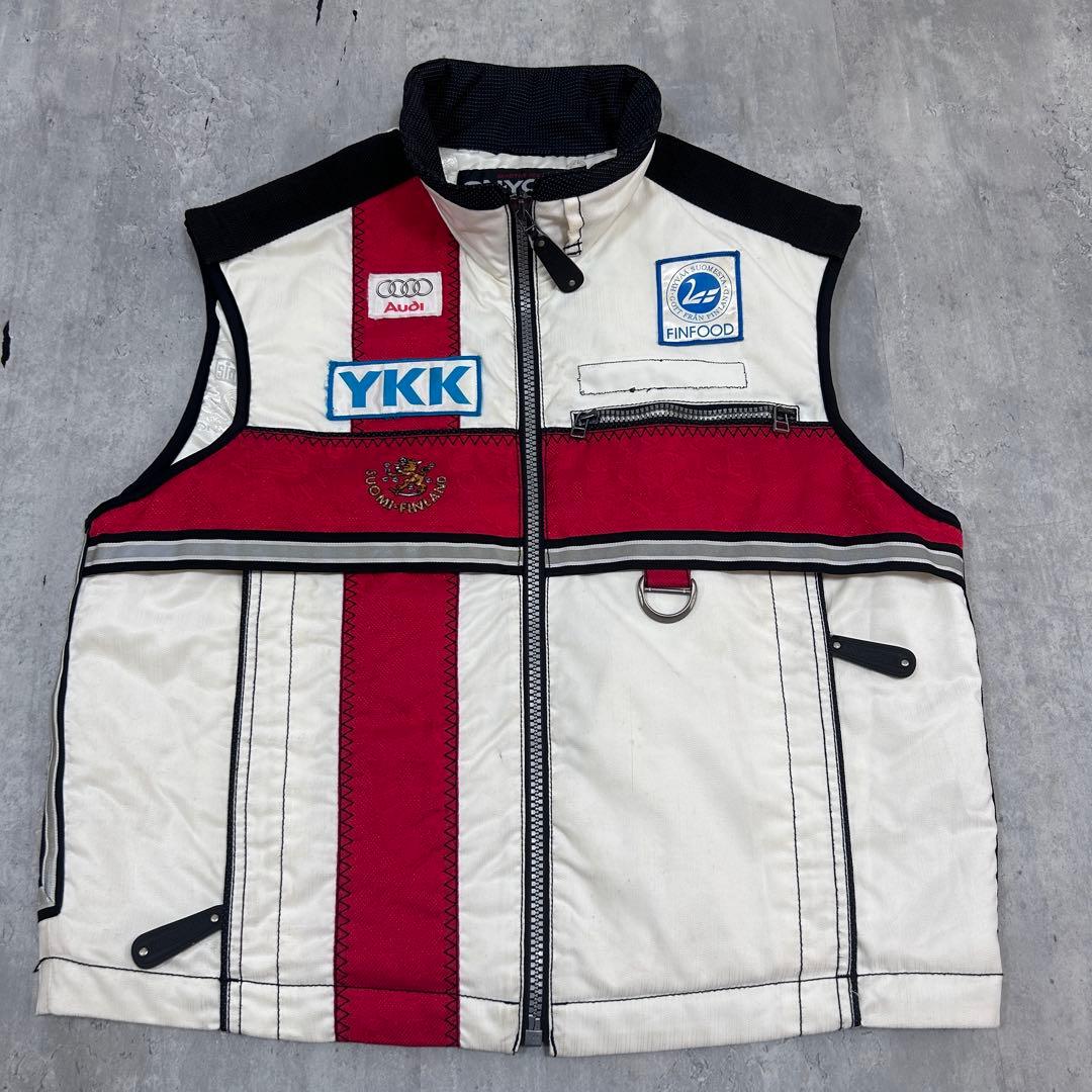 本格競技仕様 ONYONE フィンランド代表 スキーウェア 上下+ベスト付き M