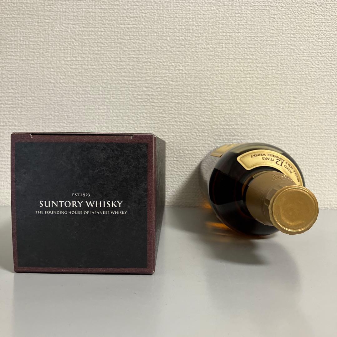 サントリー シングルモルトウイスキー 山崎 12年 700ml 1本 箱付き