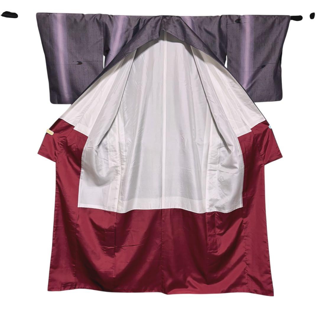 C*o様 未使用近い　美品　袷　正絹　生紬　琉球絣柄　小紋　フルセット