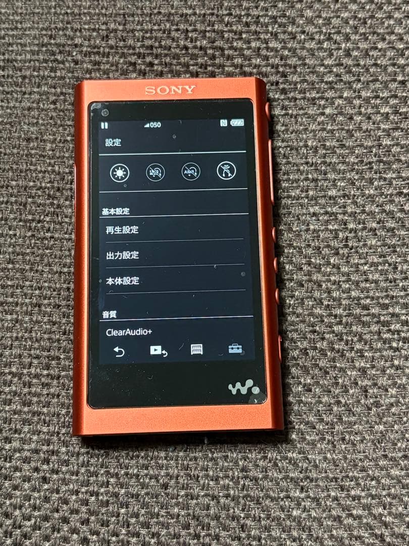 SONY NW-A55 DIGITAL MUSICPLAYER オレンジ