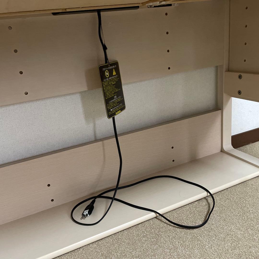 カリモク×ベネッセ学びデスク　ライトベージュ 木製デスク 2引き出し付き