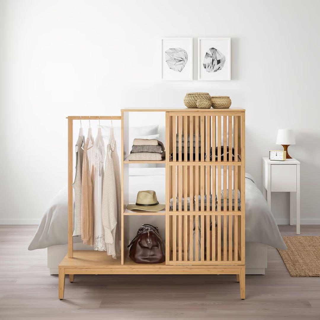 IKEA NORDKISA イケア ノールドシーサ オープンシェルフ 竹製