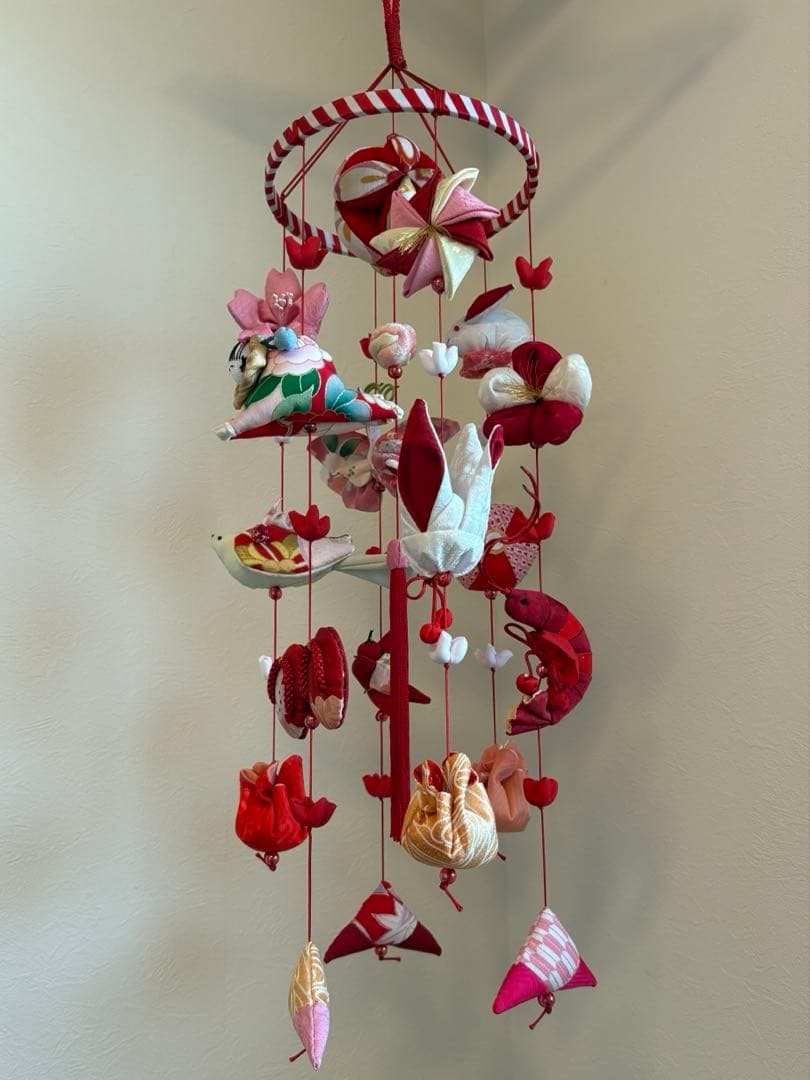 可愛いつるし雛No.176・ひな祭り・桃の節句・さげもん吊るし飾り・初節句飾り