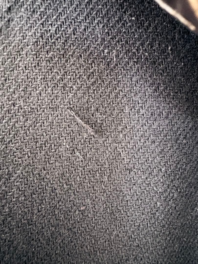 モンクレール　レアなインナーダウン付きウールコート　ダウンショール　ブラック