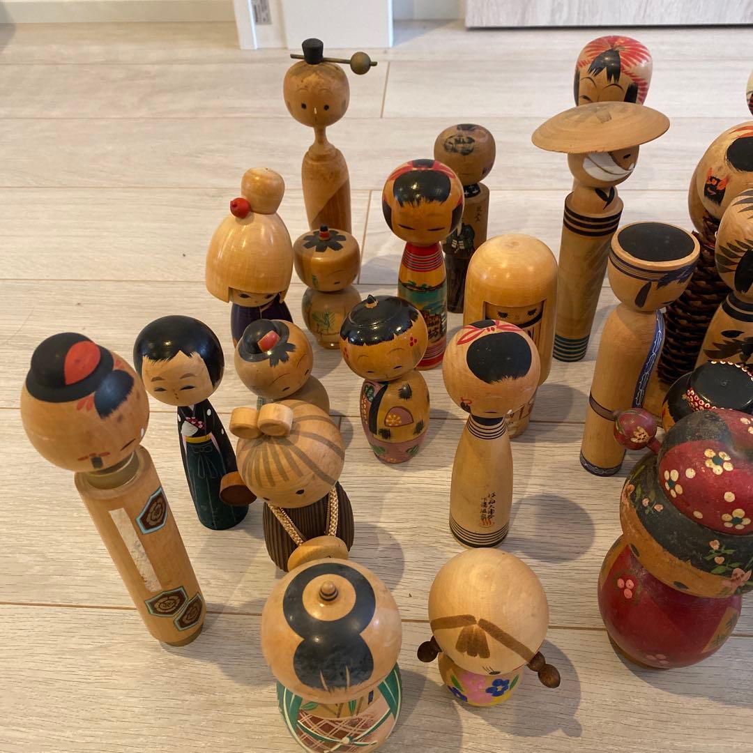 A*y様 木製こけし人形 コレクション