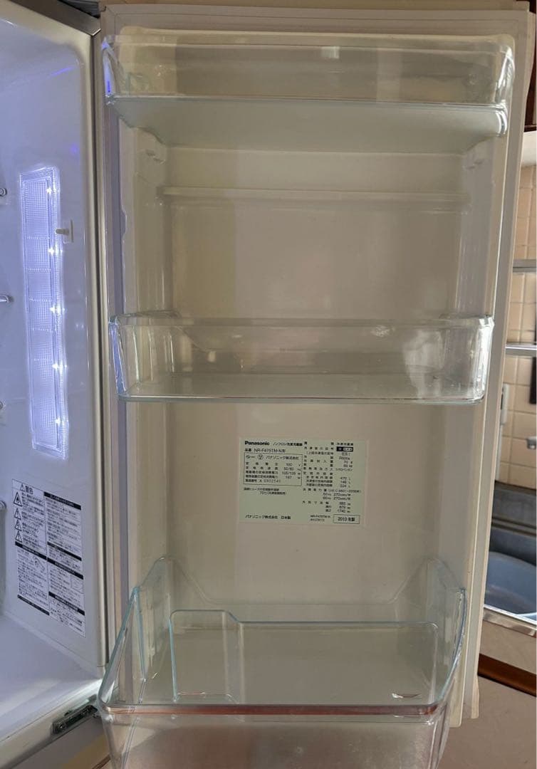 パナソニック ノンフロン冷凍冷蔵庫 NR-F475TM-N 470L