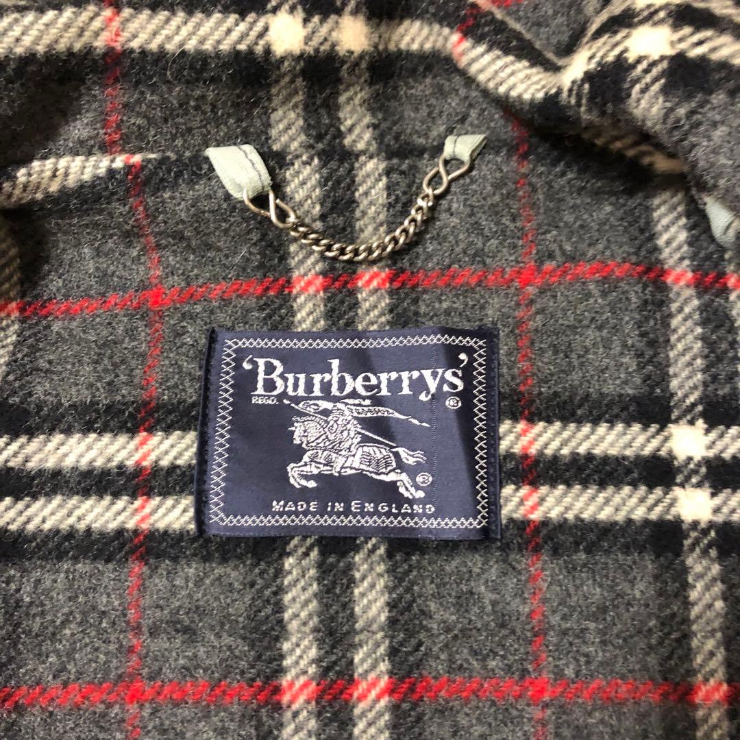 BURBERRYS バーバリー ダッフルコート 英国製　グレー