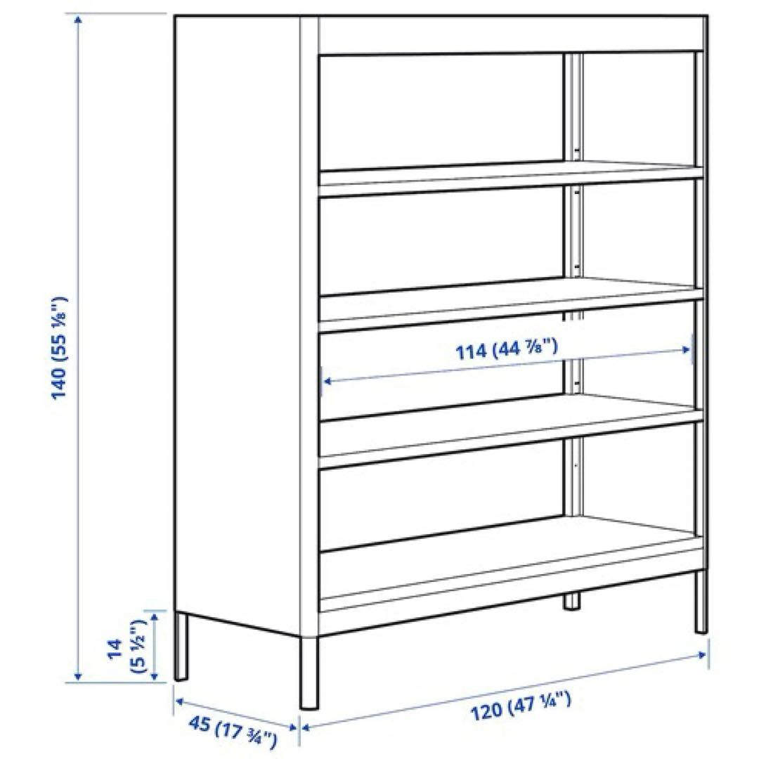 IKEA IDÅSEN イドーセン　シェルフ　オープンラック　ミッドセンチュリー
