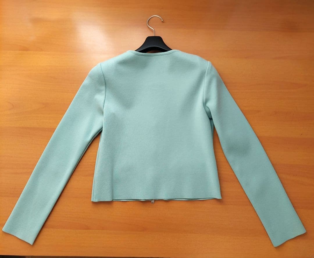 FOXEY ミントグリーン 長袖カーディガン　ジャケット
