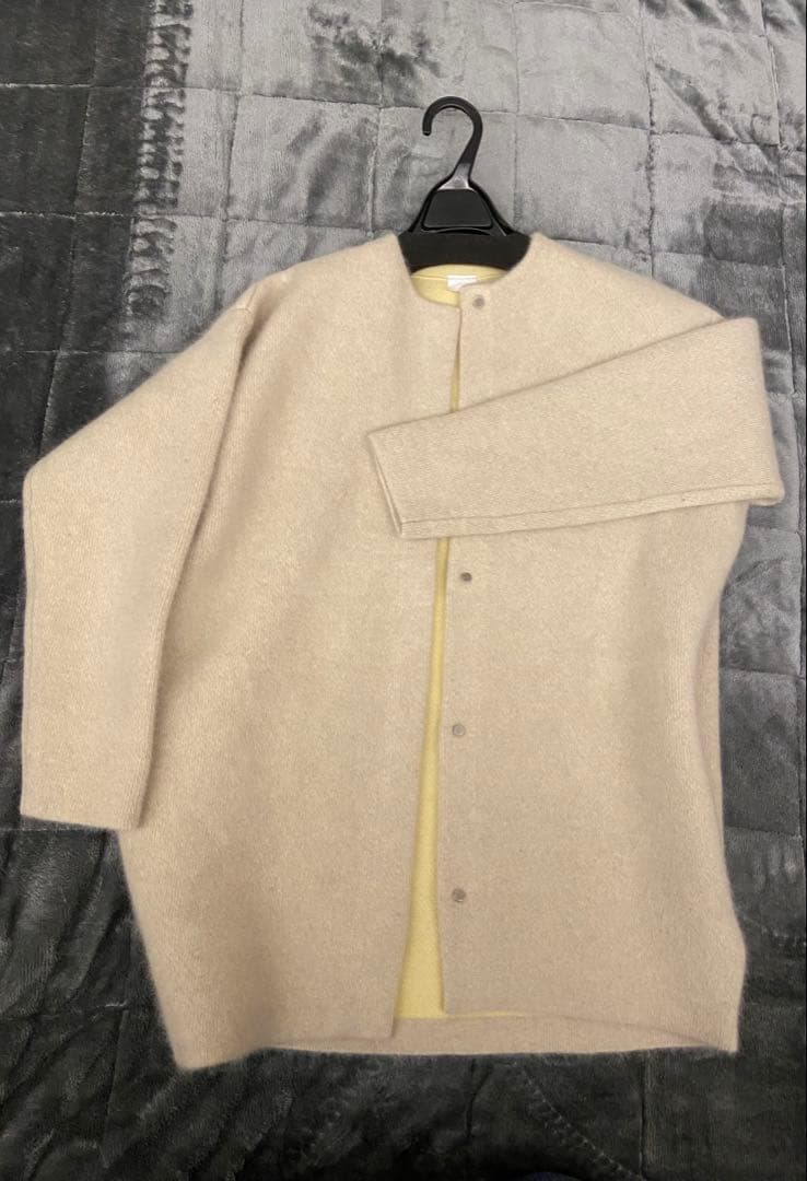 elendeek ウール混紡 ベージュ カーディガン サイズ01