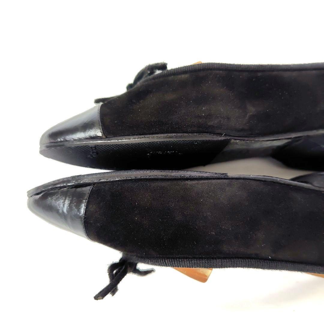 ✨️腕利き職人のリペア済✨️【シャネル】バレリーナ フラットシューズ 黒