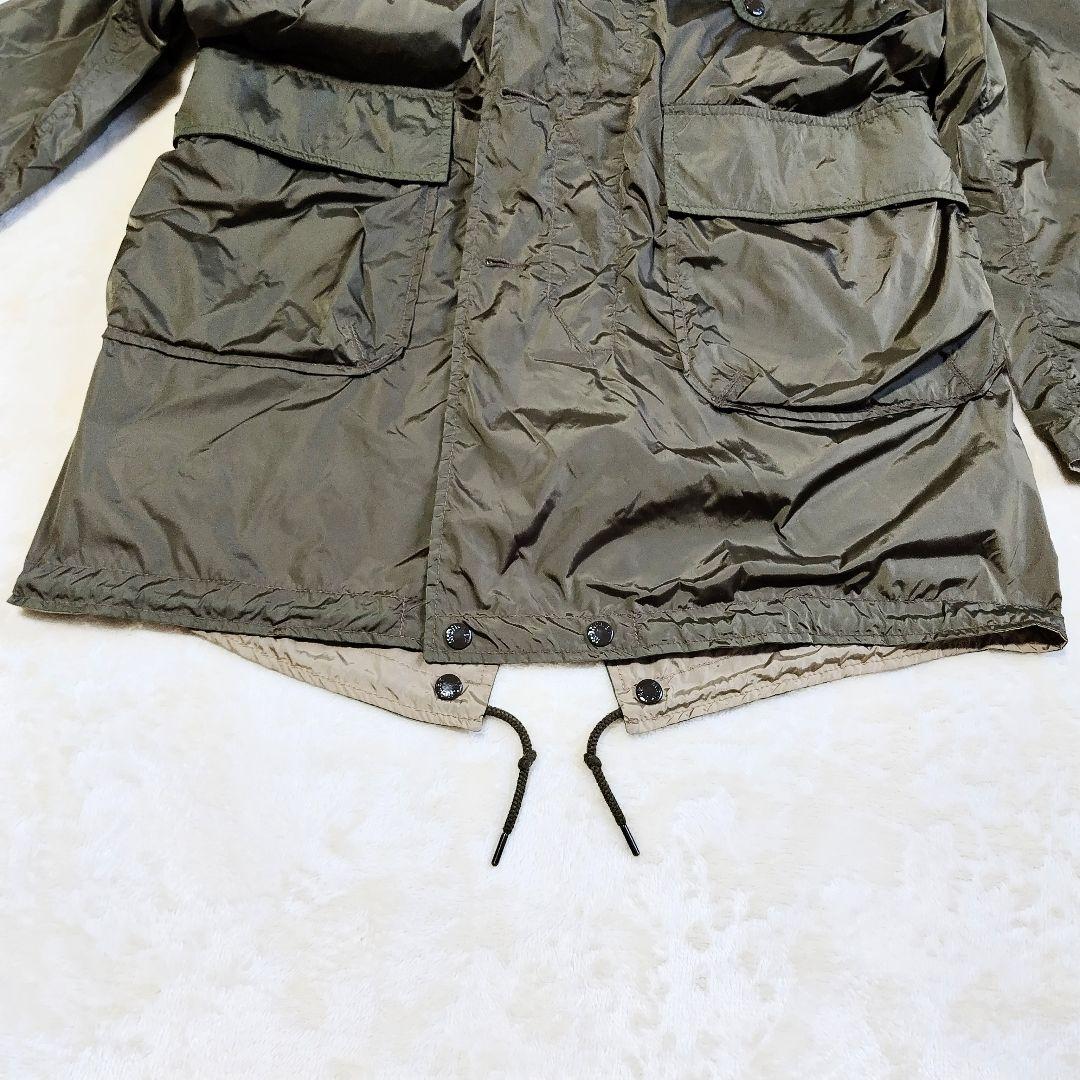 モンクレール 現行軽量 リバーシブル ナイロン フィッシュテール モッズコート