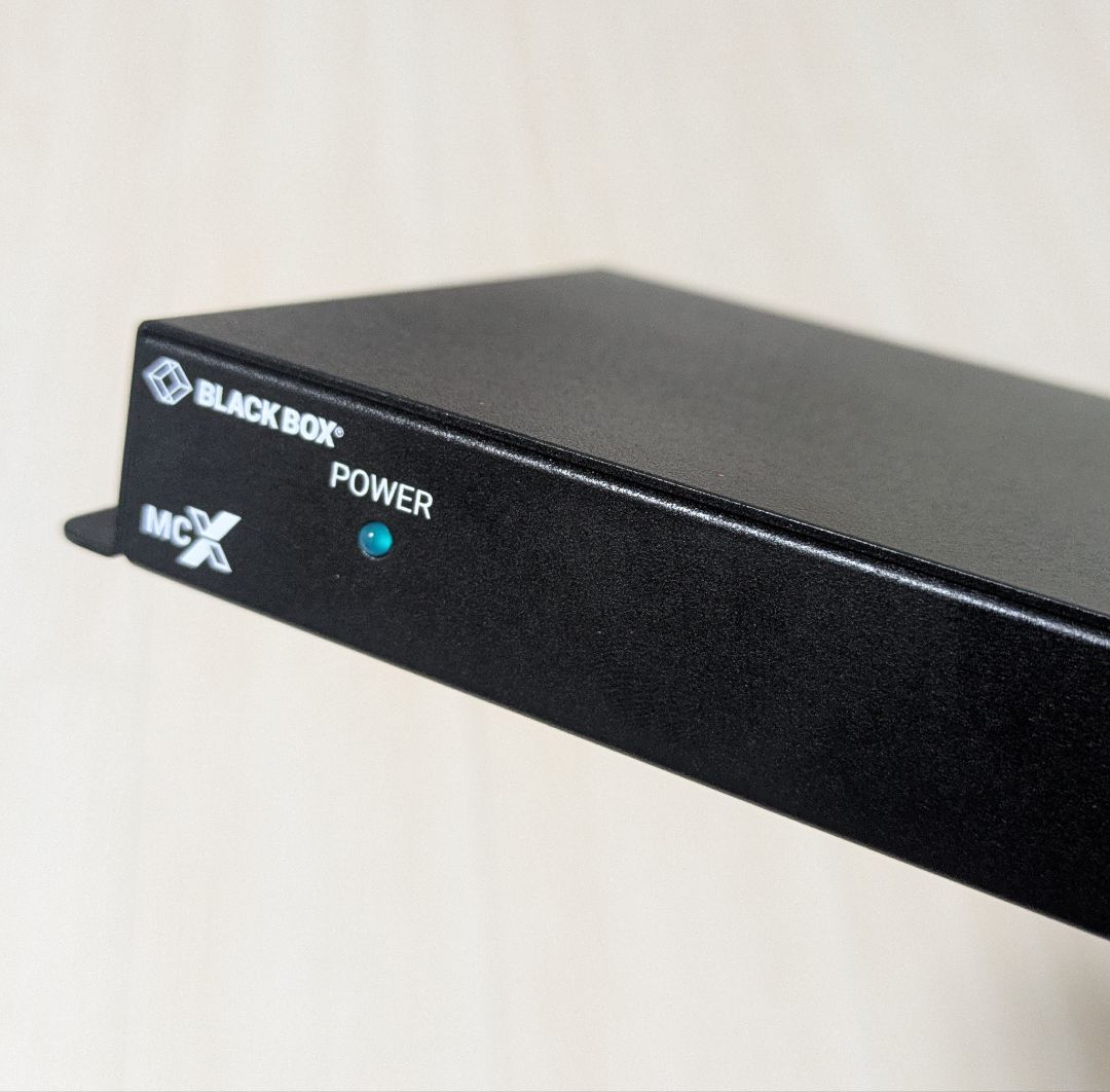 BLACK BOX MCXG2EF01 FiBer 接続機器