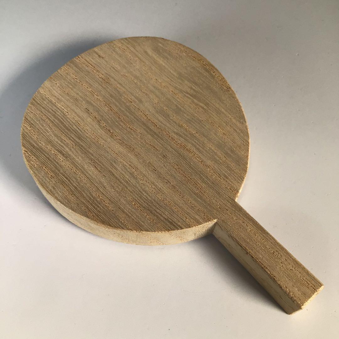 Ｍ３０９　香合　『蓑輪一幸作』『桐製』『鶺鴒蒔絵』『団扇香合』　共箱　茶道具